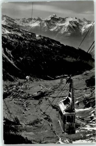 3954 Leukerbad Loèche-les-Bains Foto AK Seilbahn