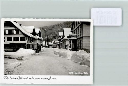8494 Bauma FOTO KEINE AK Foto 10 cm x 7 cm , rückseitig Haftspuren Winter