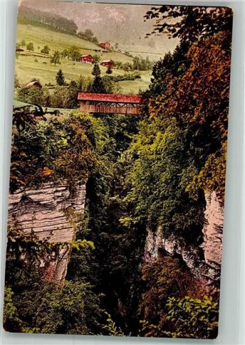 6074 Giswil 1921 Foto AK Melchaabrücke