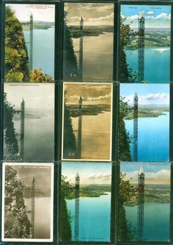 Hammetschwand Hammetschwand Lift, Bürgenstock Lot mit 11 AK, ca. 1908-1922: überwiegend gute Erhaltung, teils gelaufen Sammlung Schweiz Kleinposten bis 20