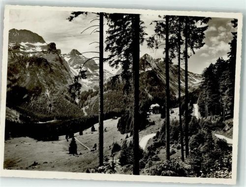 9472 Grabs Foto AK Kurhaus Voralp Hüttenstempel Foto Gross