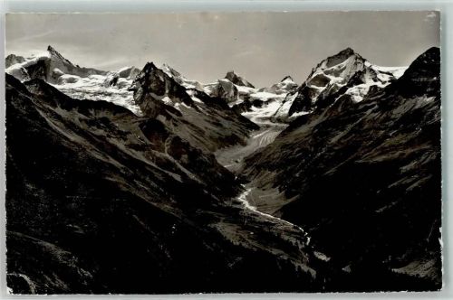 3961 Zinal Gebrauchsspuren Weisshorn Besso Gabelhorn Cervin Dent Blanche