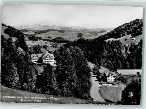 9125 Brunnadern - Ferienheim Auboden bei Brunnadern Blick zum Säntis