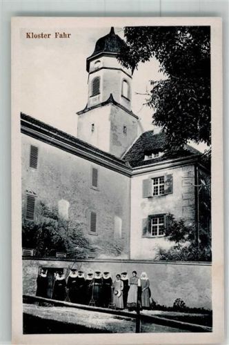 8109 Kloster Fahr Foto AK Kirche