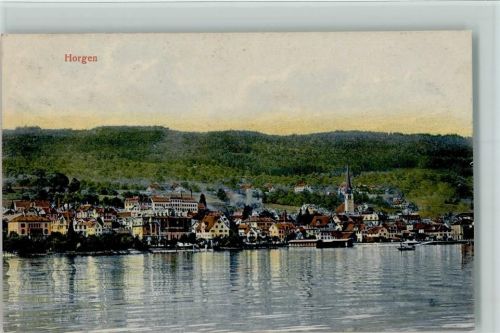8810 Horgen 1908 - Panoramaansicht Zürichsee