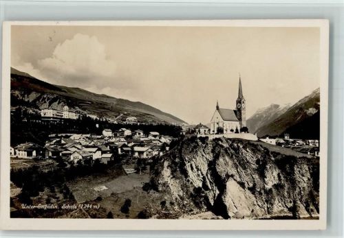7550 Scuol Schuls 1929 - Unter Engadin
