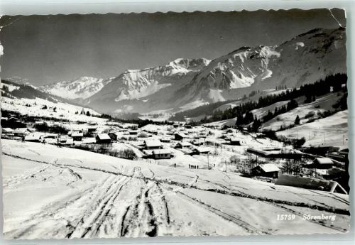 6174 Sörenberg 1966 Gebrauchsspuren Winter