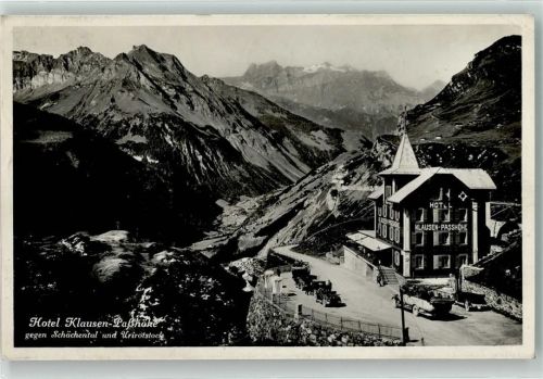 Klausenpasshöhe - Hotel Hüttenstempel Winter