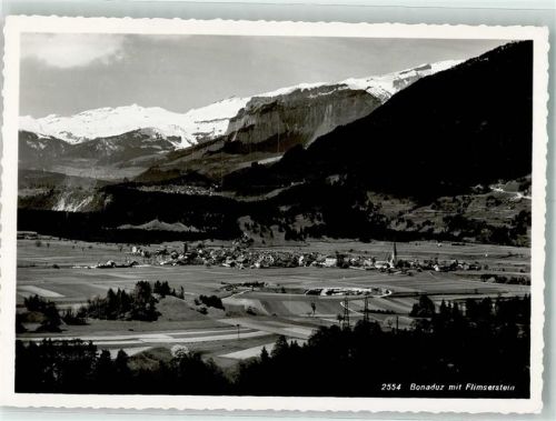 7402 Bonaduz Foto AK Flimserstein Feldpost HB. Stabsb. 20