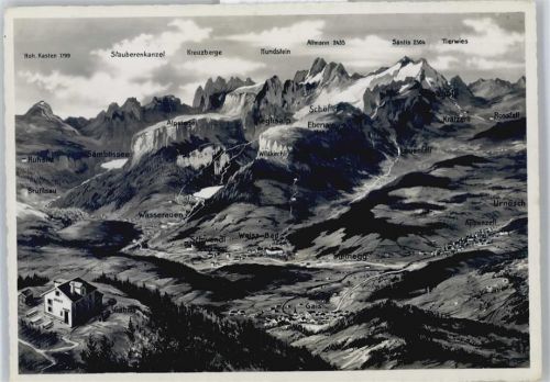 9050 Appenzell Hirschberg - Vogelperspektive