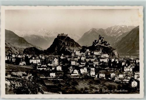 1950 Sion Sitten - Valere et Tourbillon