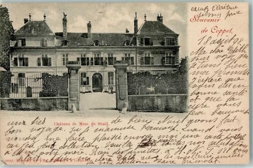 1296 Coppet 1893 Gebrauchsspuren Schloss Mme Stael