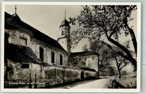 8109 Kloster Fahr Foto AK Kirche Kloster
