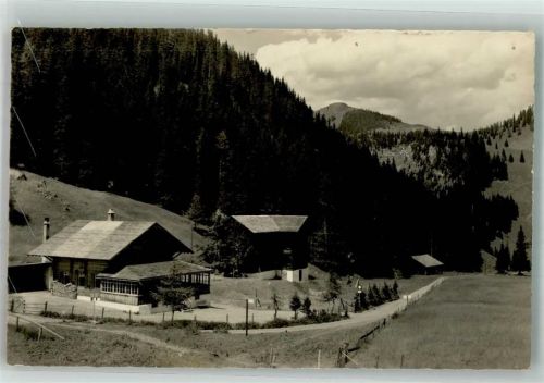 3775 Lenk im Simmental 1935 Foto AK Hotel Gasthaus Pension Touristenhaus Iffigenalp