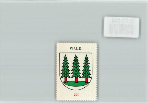 8636 Wald ZH - Vignette Wappen Kaffee Hag ca 1920-1940