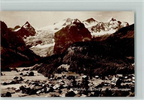 6083 Hasliberg Hohfluh 1922 - mit Wetterhorngruppe