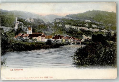 2882 St-Ursanne Gebrauchsspuren Lithografie