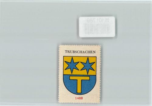 3555 Trubschachen - Vignette Wappen Kaffee Hag ca 1920-1940