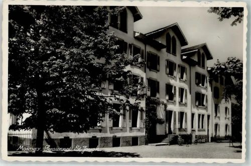 1870 Monthey Foto AK Penionat St. Joseph