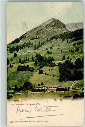 1862 La Comballaz Ormont-Dessous 1902 Gebrauchsspuren Mont d Or