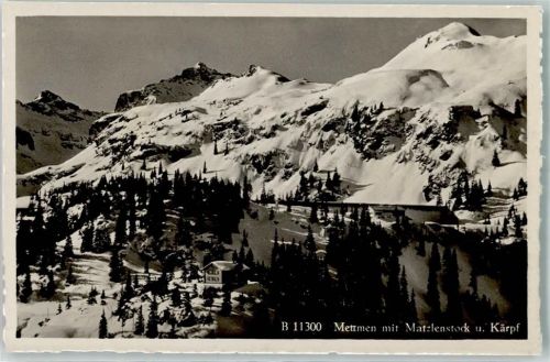 Mettmen Gebrauchsspuren Matzlenstock Kärpf Winter
