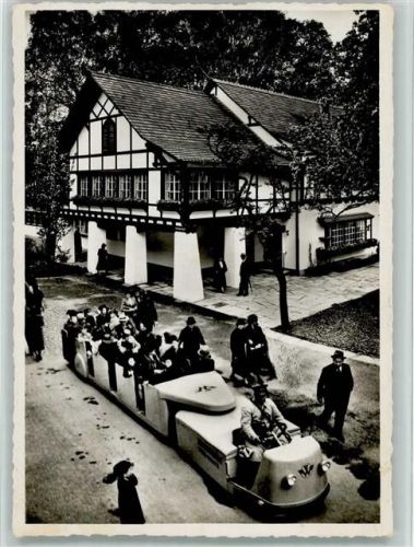 8000 Zürich 1939 - Schweizerische Landesausstellung Elektro-Bahn beim Landgasthof Sonderstempel Automobil-Postbureau