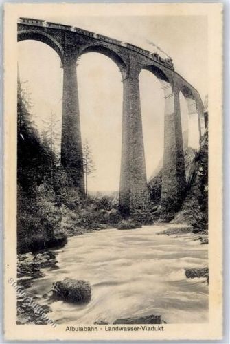 7477 Filisur - Albulabahn, Eisenbahn, Landwasserviadukt