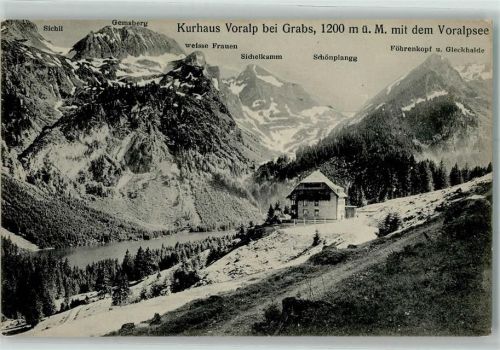 9472 Grabs - Kurhaus Voralp Voralpsee Gemsberg Sichelkamm