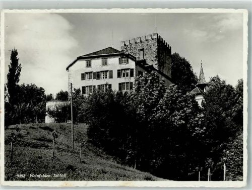 8570 Weinfelden 1943 Foto AK Schloss