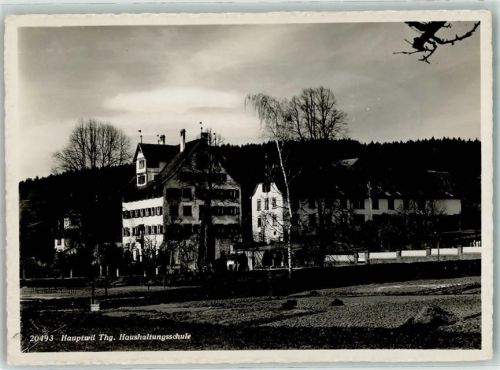 9213 Hauptwil 1942 Foto AK Haushaltungsschule