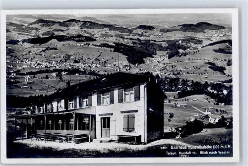 9064 Hundwil 1933 - Gasthaus Hundwilerhöge