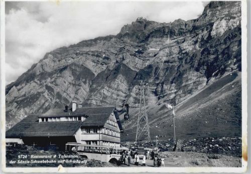 9107 Urnäsch Zürchersmühle - Restaurant, Talstation Säntis-Schwebebahn, Schwägalp