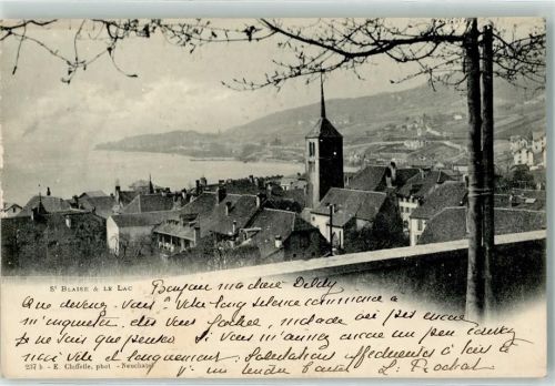 2072 St-Blaise 1901 - Bahnpost 167 No 2