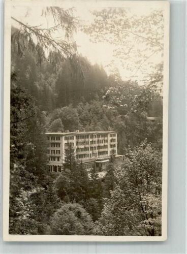 3764 Weissenburg Foto AK Hotel Kurhaus Waldhaus