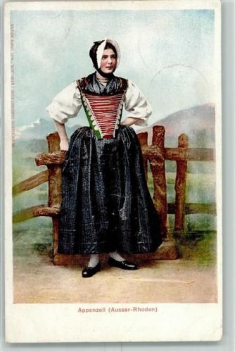 9050 Appenzell - Trachtenfrau