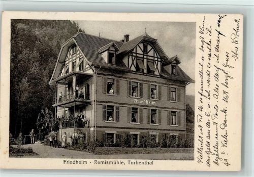 8487 Rämismühle 1915 - Friedheim , gute Erhaltung AK