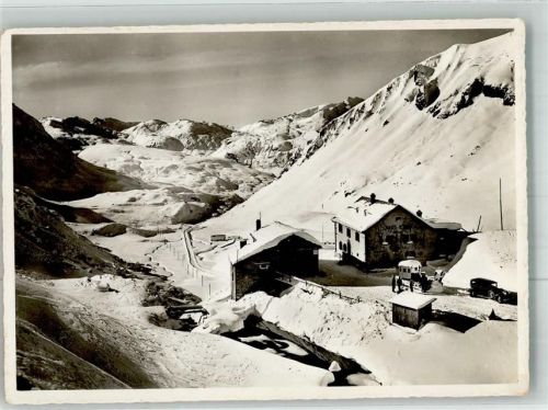 Julier Winter Feldpost Freiw. Rgt. 8 Julier- Hospiz Auto