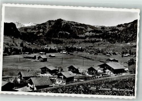 3792 Saanen Foto AK Blick auf Gstaad