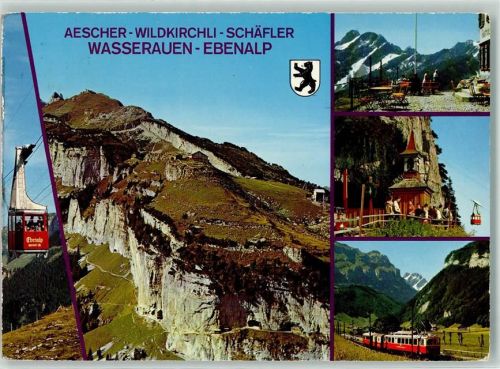 9057 Schwende - Aescher Wildkirchli Schäfler Schwebebahn