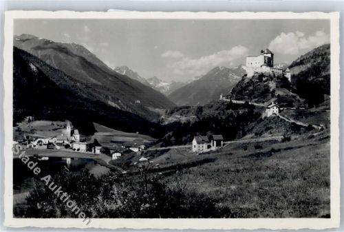 7553 Tarasp - Schloß und Fontana