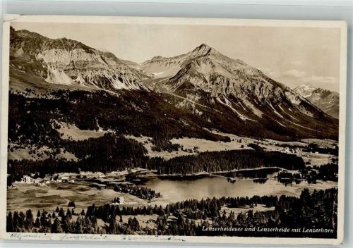 7078 Lenzerheide/Lai 1933 Foto AK Lenzerheidersee
