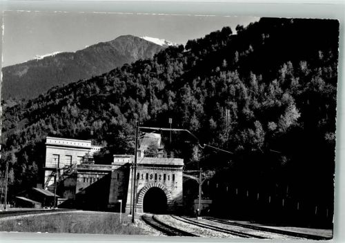 3900 Brig Foto AK Simplon Tunnel Nordportal