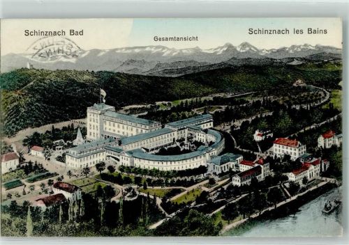 5116 Schinznach Bad 1913 Gebrauchsspuren
