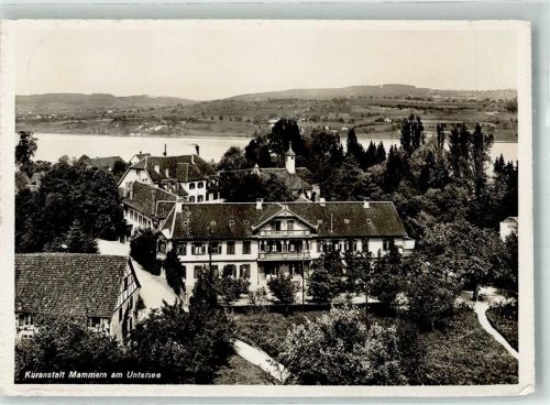 8265 Mammern 1947 Foto AK Hotel Kuranstalt