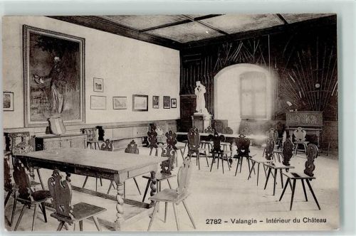2042 Valangin 1910 - Schloss Innen