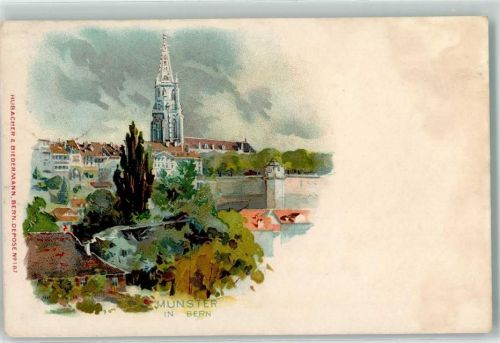 3000 Bern Berne 1900 Gebrauchsspuren Münster Bahnpost 55 No 12