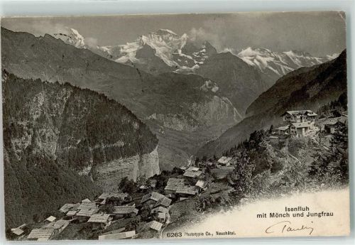 3822 Isenfluh 1906 - Mönch Jungfrau