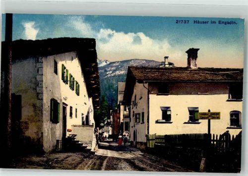 7550 Scuol Schuls - Ort handschriftlich