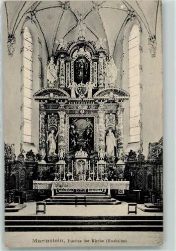 4115 Mariastein - Wallfahrtskirche Hochaltar