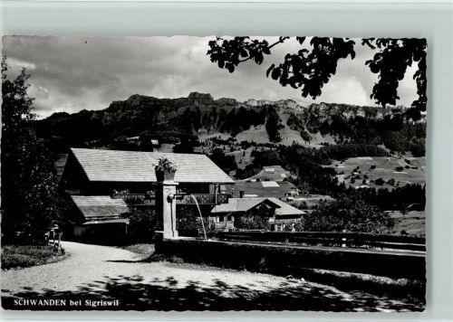 3657 Schwanden (Sigriswil) - Ortsansicht Brunnen
